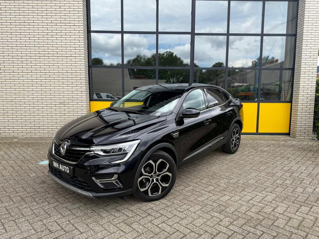 Renault Arkana 140PK Techno Mild hybrid, Auto's, Renault, Arkana, Gebruikt, Zwart, Leder en Stof
