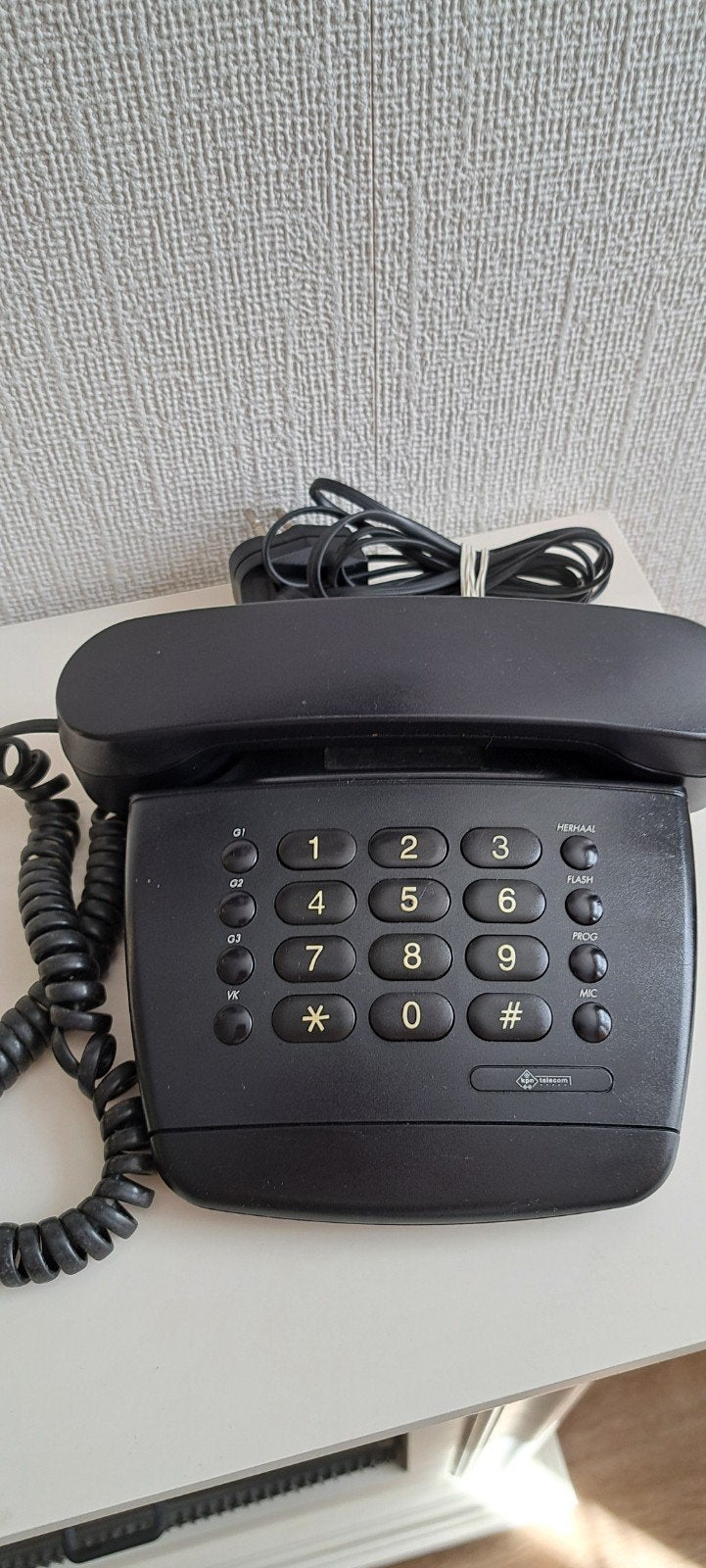 PTT Telefoon Florence 12 Zwart, Telecommunicatie, Vaste telefoons | Niet Draadloos, Ophalen of Verzenden, Gebruikt