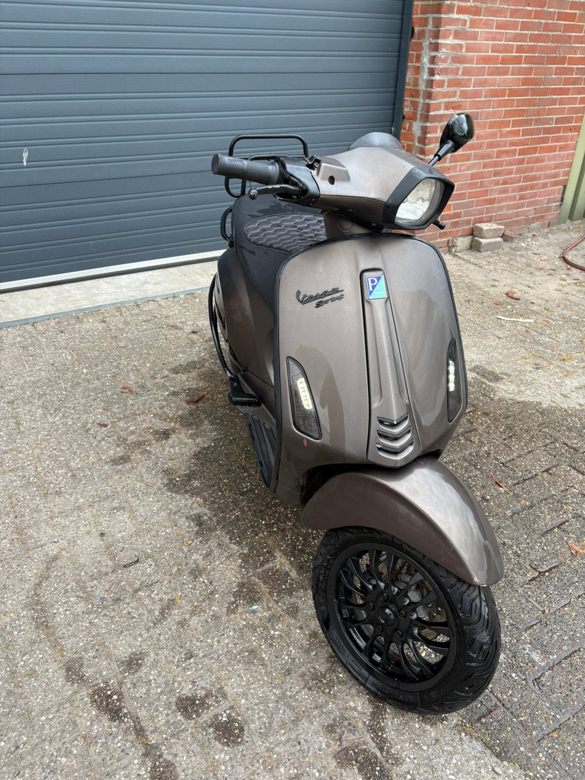 Vespa Sprint | 4-takt | 50cc | Mat Bruin | Snorkenteken, Ophalen, Overige modellen, Zo goed als nieuw, Benzine