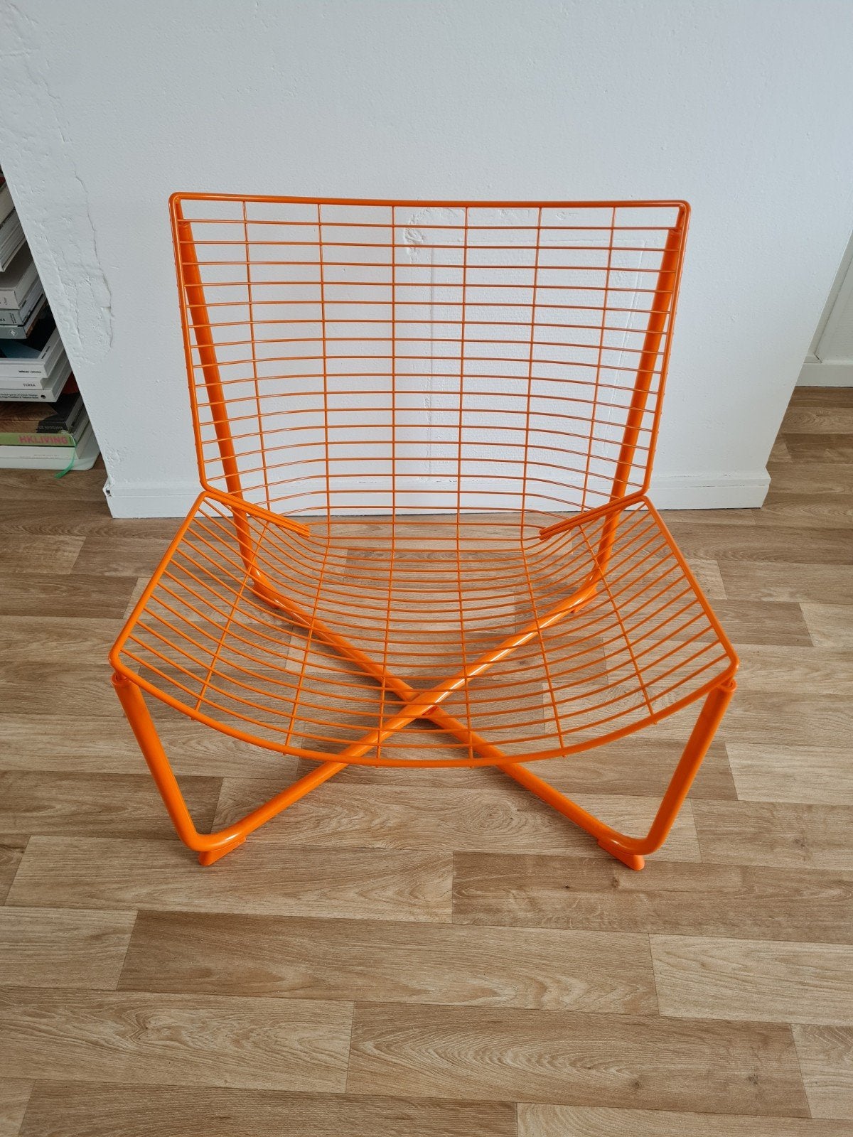 Oranje SKÅLBODA fauteuil Ikea, Huis en Inrichting, Fauteuils, Ophalen, Zo goed als nieuw, Metaal, Jaren 80
