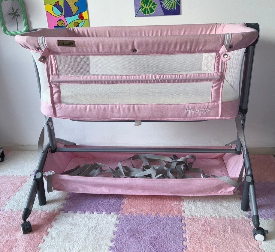 Co-sleeper Amore Mio Roze - Zo goed als nieuw, Ophalen, Zo goed als nieuw, Wieg