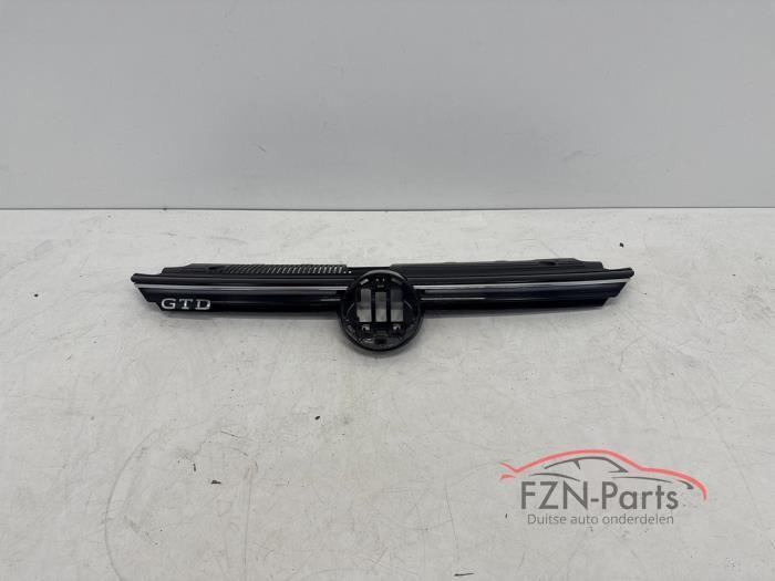 VW Golf 8 GTD Grille Hoogglans Zwart Chrome Verlicht, Ophalen of Verzenden, Gebruikt