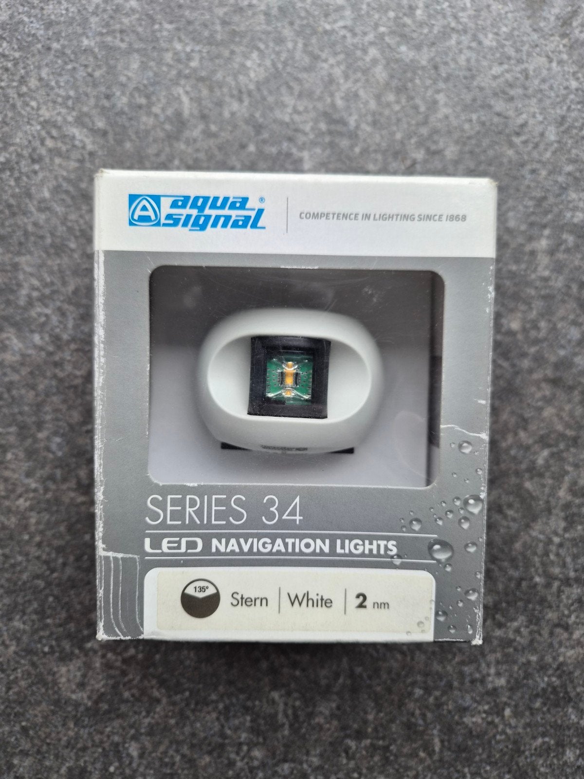 Aquasignal series 34 heklicht led, Ophalen, Nieuw, Elektra en Verlichting, Zeilboot of Motorboot