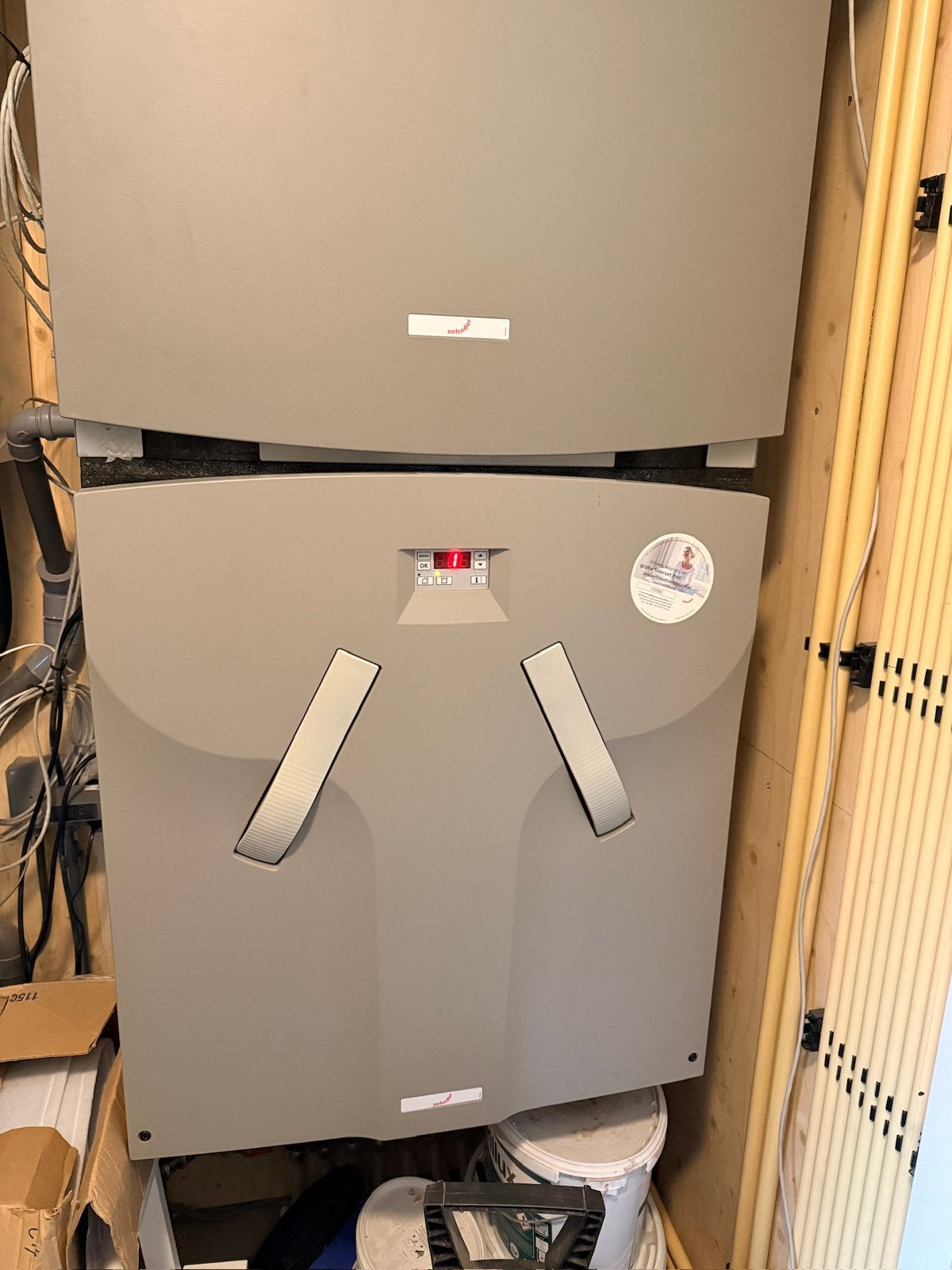Zehnder WHR950 L+ Comfocool 550 L, Ophalen, Gebruikt, Ventilator en Afzuiger