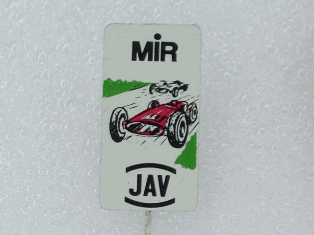 SP1854 Speldje MIR JAV autosport, Ophalen of Verzenden, Gebruikt, Overige onderwerpen