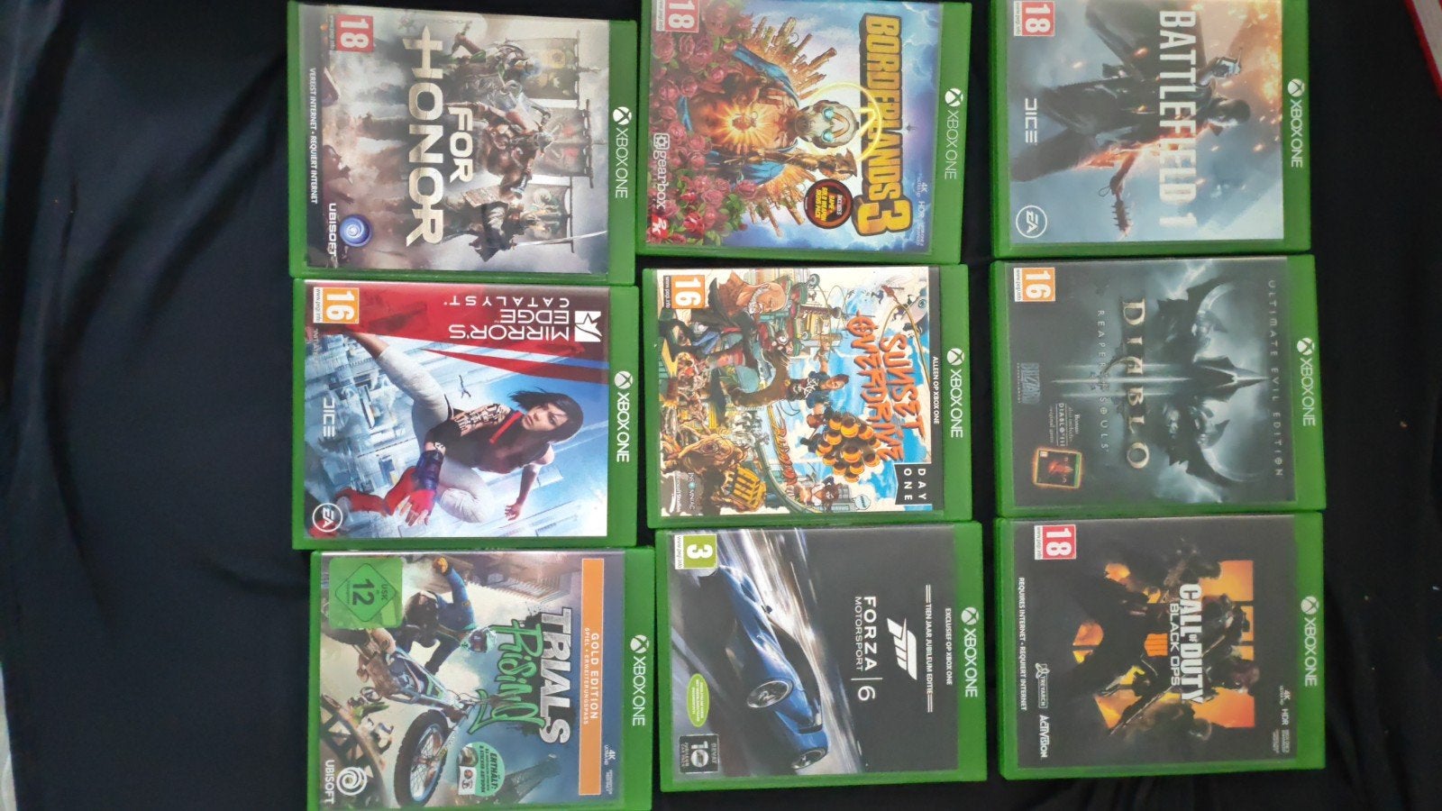 9 Xbox One / Series x games, Spelcomputers en Games, Games | Xbox One, 1 speler, Ophalen of Verzenden, Zo goed als nieuw, Vanaf 18 jaar