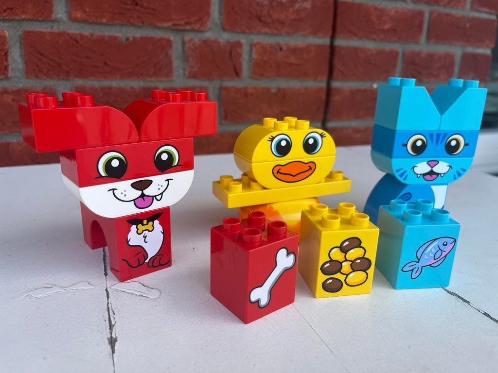 DUPLO 10858 Mijn eerste puzzeldieren, Overige thema's, Ophalen of Verzenden, Zo goed als nieuw, Compleet