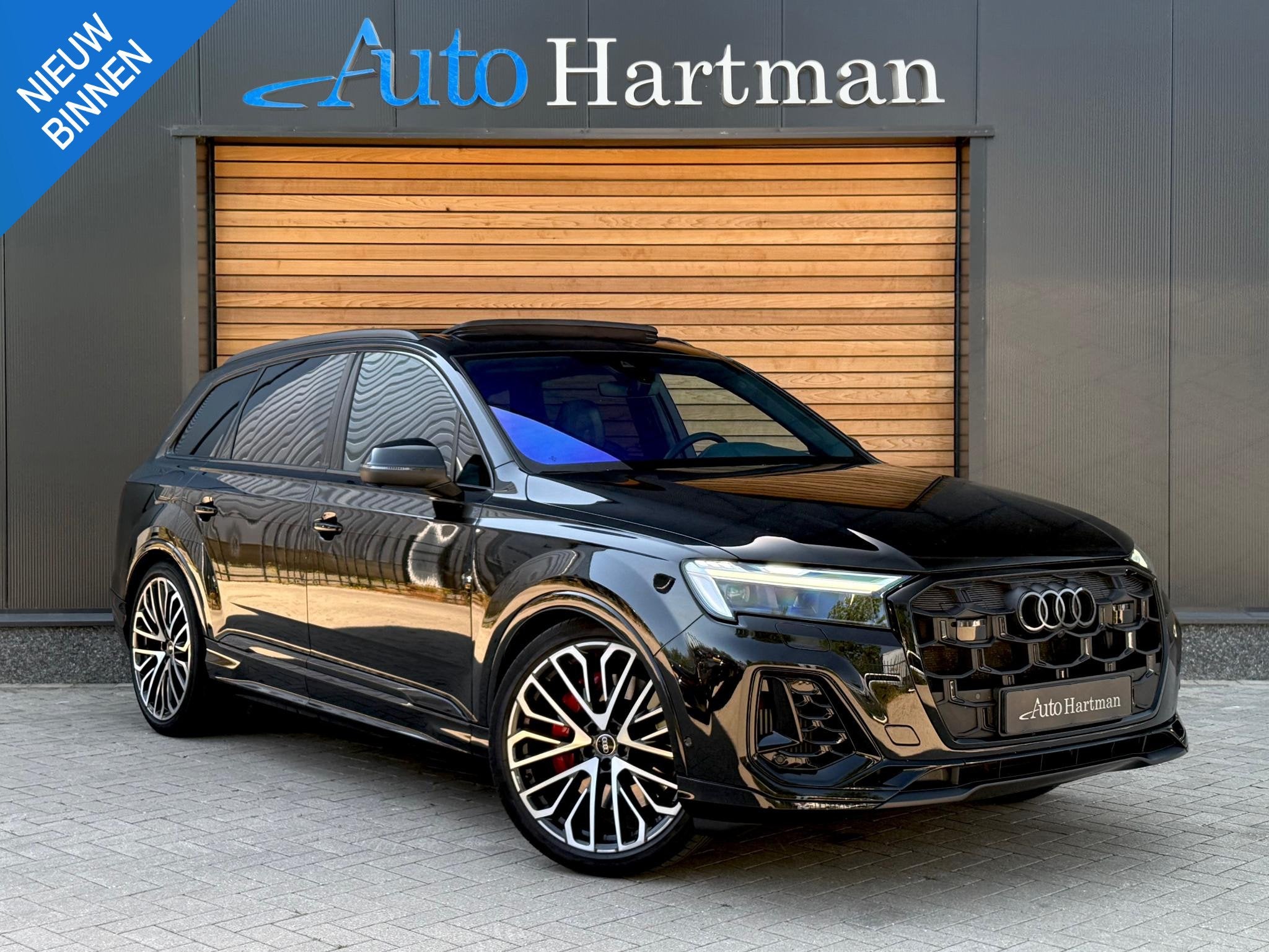 Audi Q7 55 TFSI e quattro Pro Line S 4W-BESTURING|RS-SEATS|B, Auto's, Audi, Automaat, Gebruikt, Bedrijf, Hybride Elektrisch/Benzine