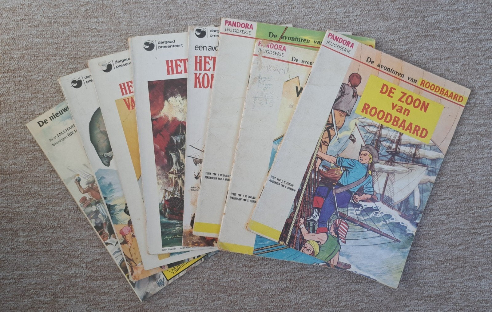 De Avonturen van Roodbaard - Complete serie, Complete serie of reeks, Ophalen of Verzenden, Gelezen, Jean-Michel Charlier