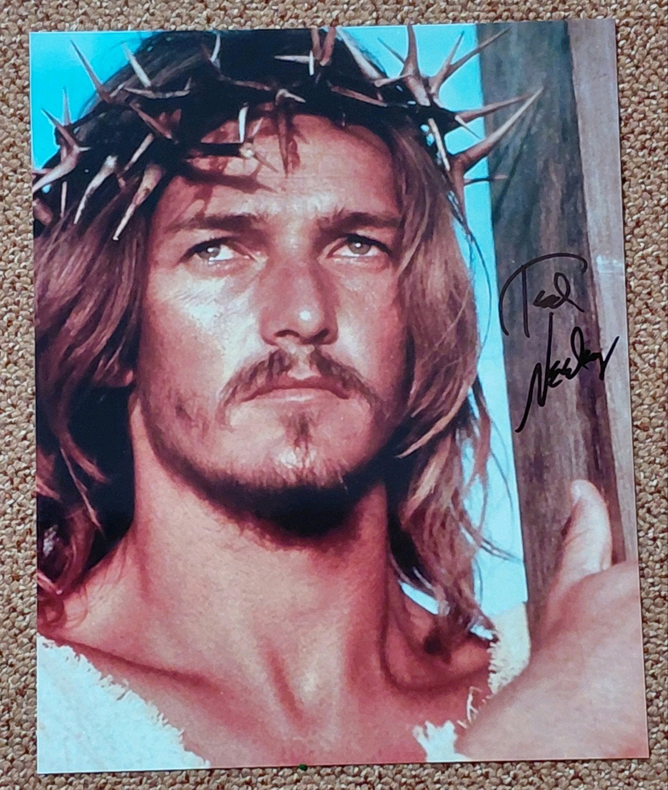 Handtekening Ted Neeley, Verzamelen, Muziek, Artiesten en Beroemdheden, Ophalen of Verzenden, Zo goed als nieuw, Foto of Kaart
