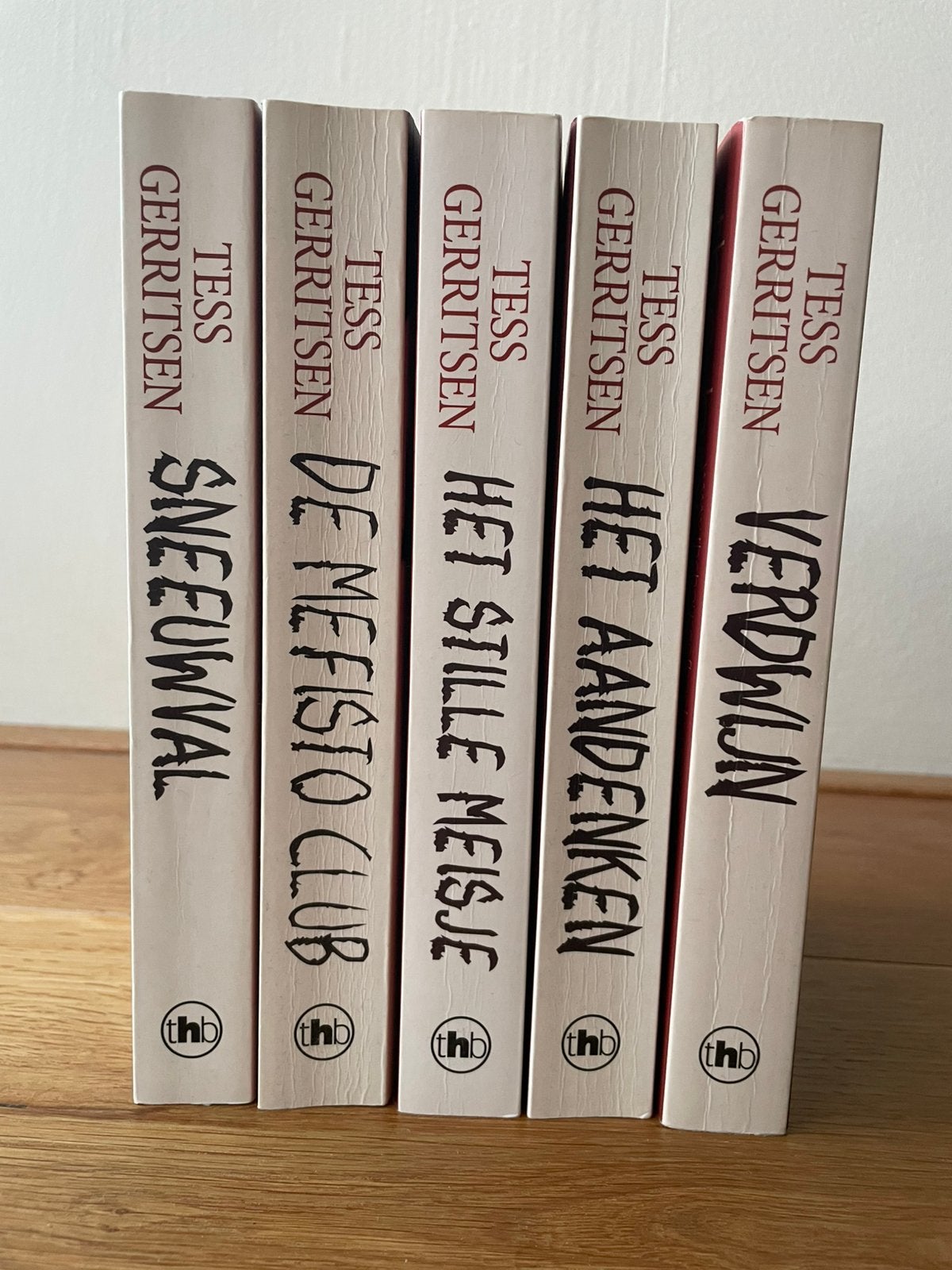Set van 5 spannende Tess Gerritsen - Rizzoli & Isles serie, Ophalen of Verzenden, Zo goed als nieuw, Nederland