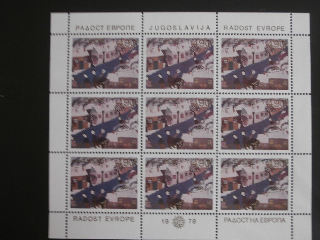 JOEGOSLAVIE 1979; VELLETJES EUROPAZEGELS, Verzenden, Joegoslavië, Postfris