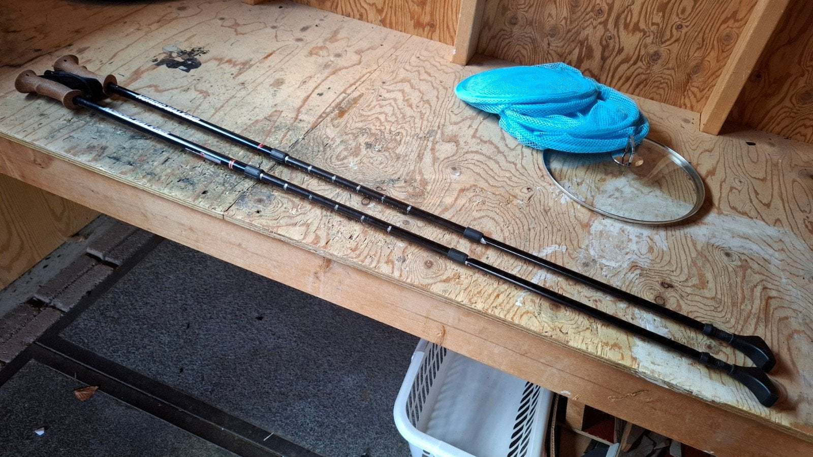 Nordic Walking Wandelstokken 110-135cm Verstelbaar, Ophalen, Gebruikt, Wandelstok