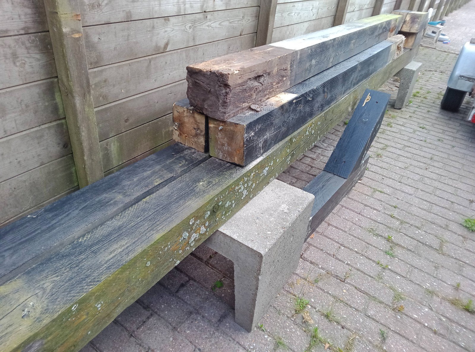Tuinhout/ pergola, Ophalen