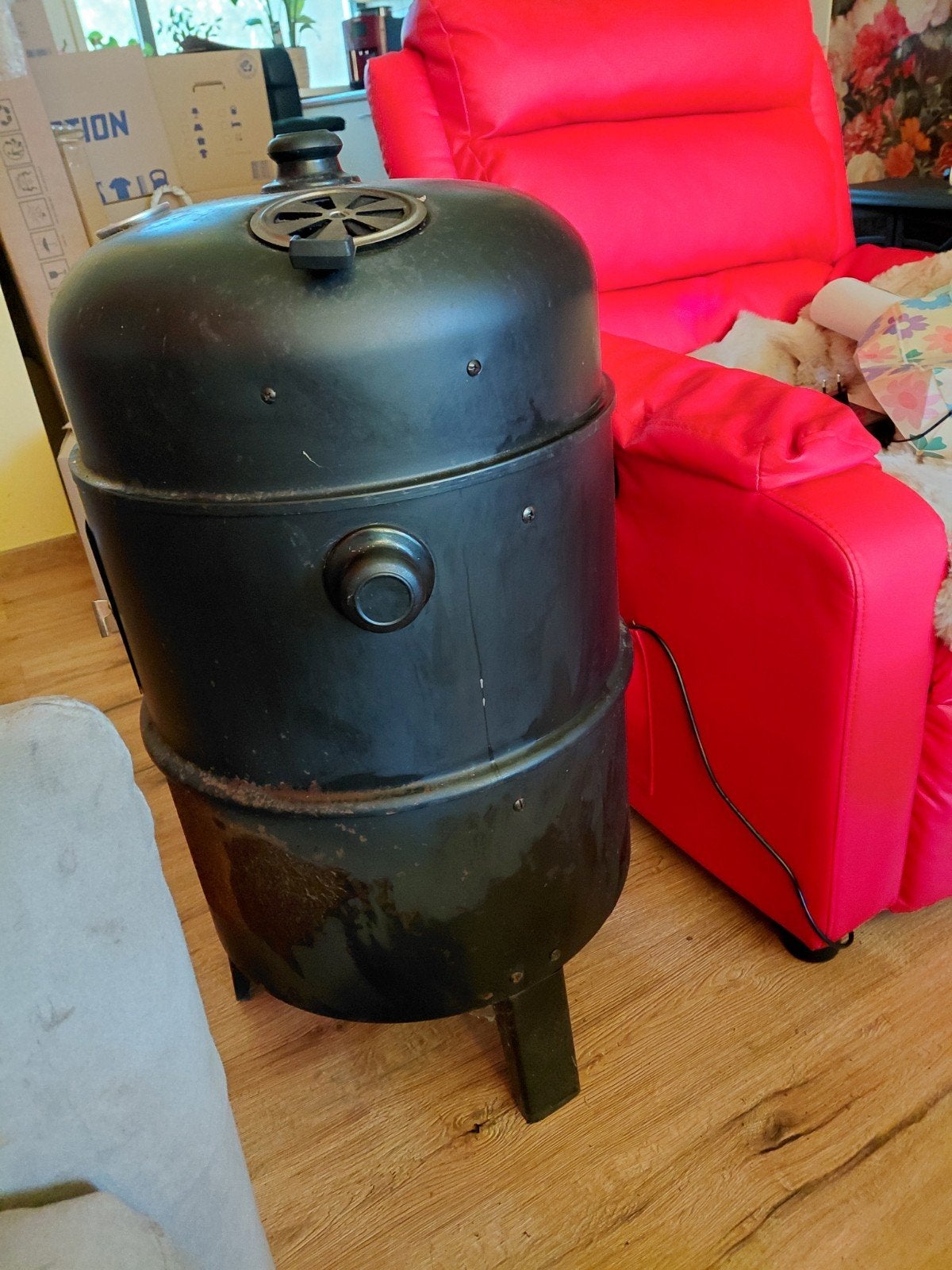 Goeie barbecue met restsant houtskool, Ophalen, Zo goed als nieuw