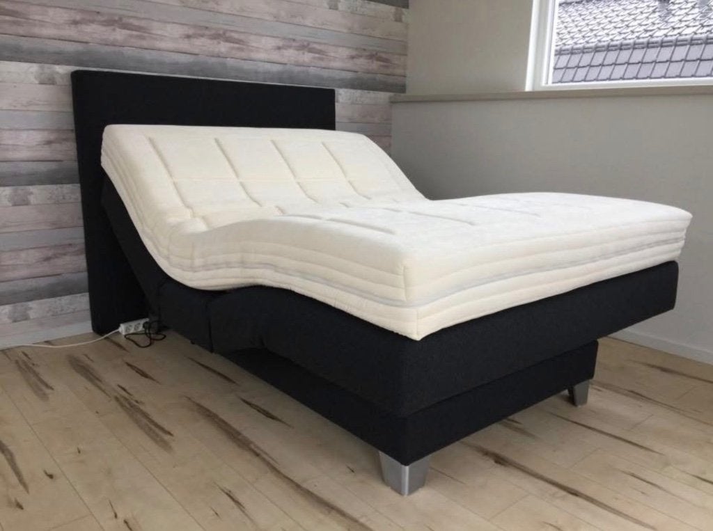 Elektrische Boxspring 140x200, Ophalen, Gebruikt, Tweepersoons, 140 cm