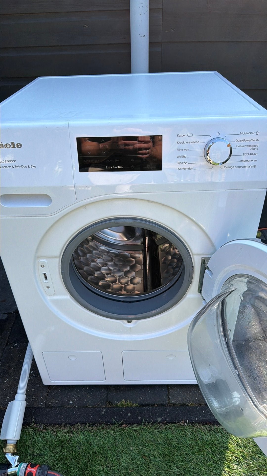 Miele WEI875 WPS, Witgoed en Apparatuur, Wasmachines, Zo goed als nieuw, 8 tot 10 kg, 85 tot 90 cm, 1600 toeren of meer, Ophalen