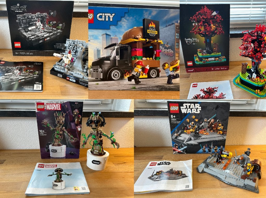 Star Wars/Marvel/Idea/City 21346 76297 60404 75329 SPOTPRIJS, Compleet, Lego, Ophalen of Verzenden, Zo goed als nieuw