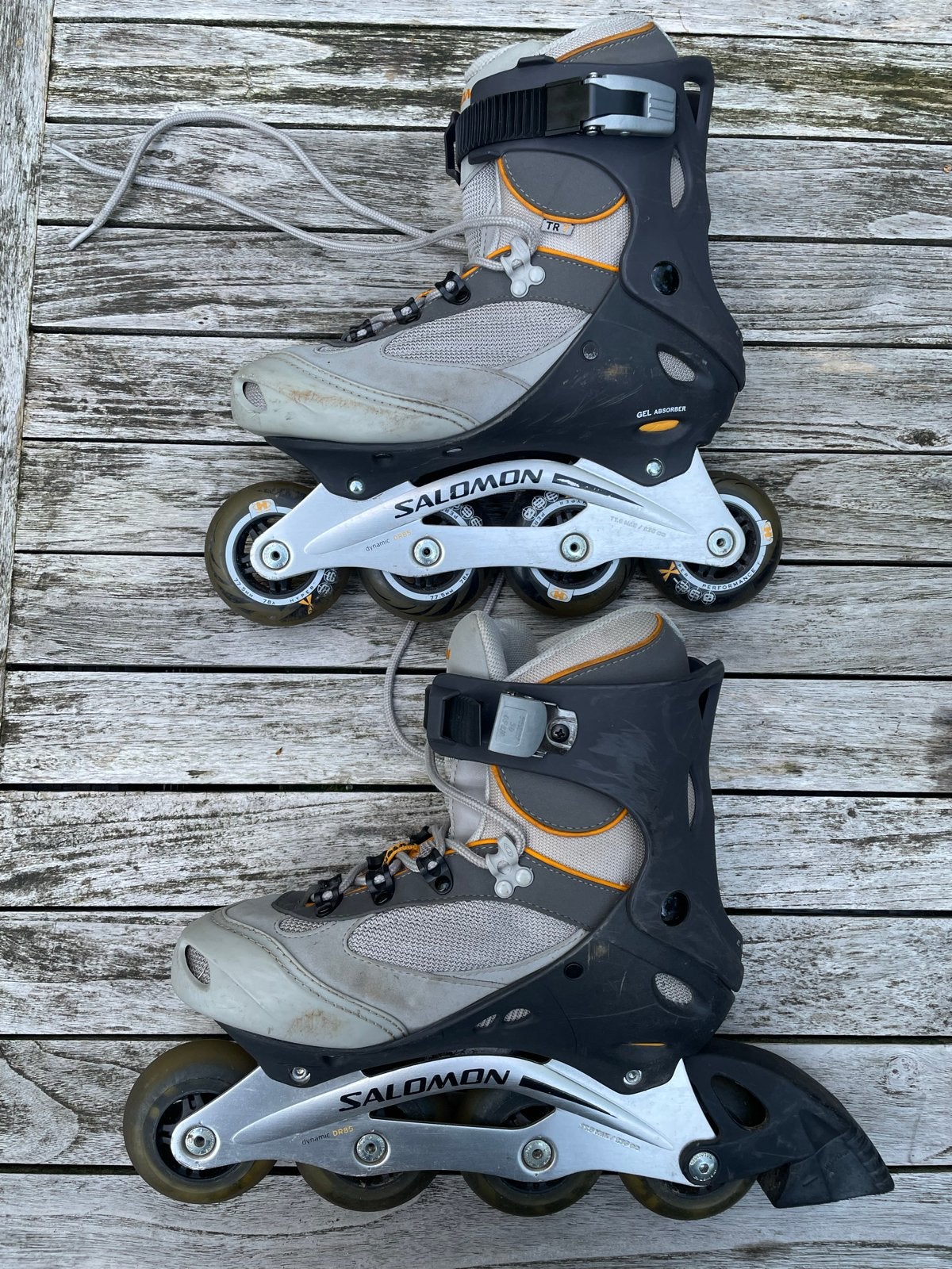 Salomon skeelers maat 39 met bescherming en tas, Sport en Fitness, Gebruikt, Inline skates 4 wielen, Dames, Salomon