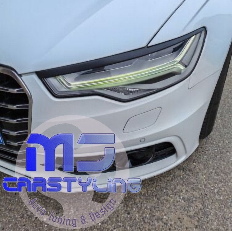 Audi A6 C7 - Koplampspoilers, Ophalen of Verzenden, MJ-Carstyling, Info@mj-carstyling.net, Sibeliusstraat 81 5011JH Tilburg