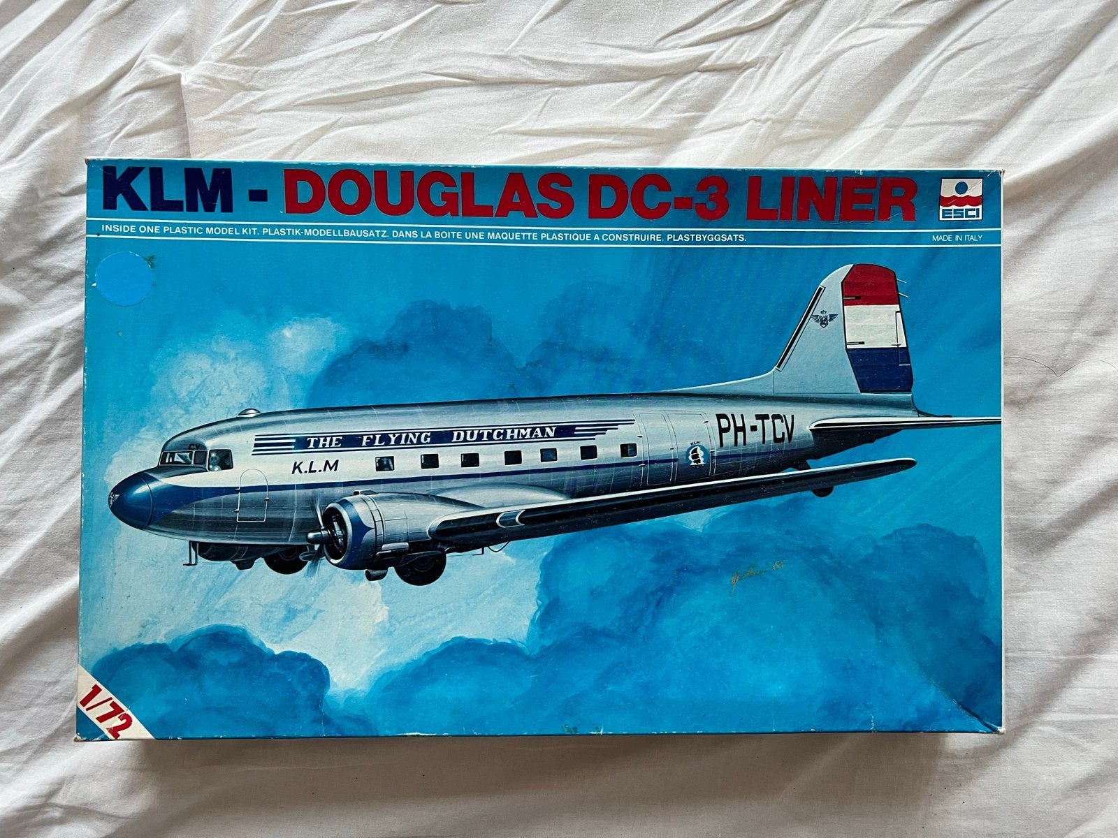 KLM Douglas DC-3 Liner modelbouwkit 1:72 ESCI, Overige merken, 1:72 tot 1:144, Nieuw, Ophalen of Verzenden