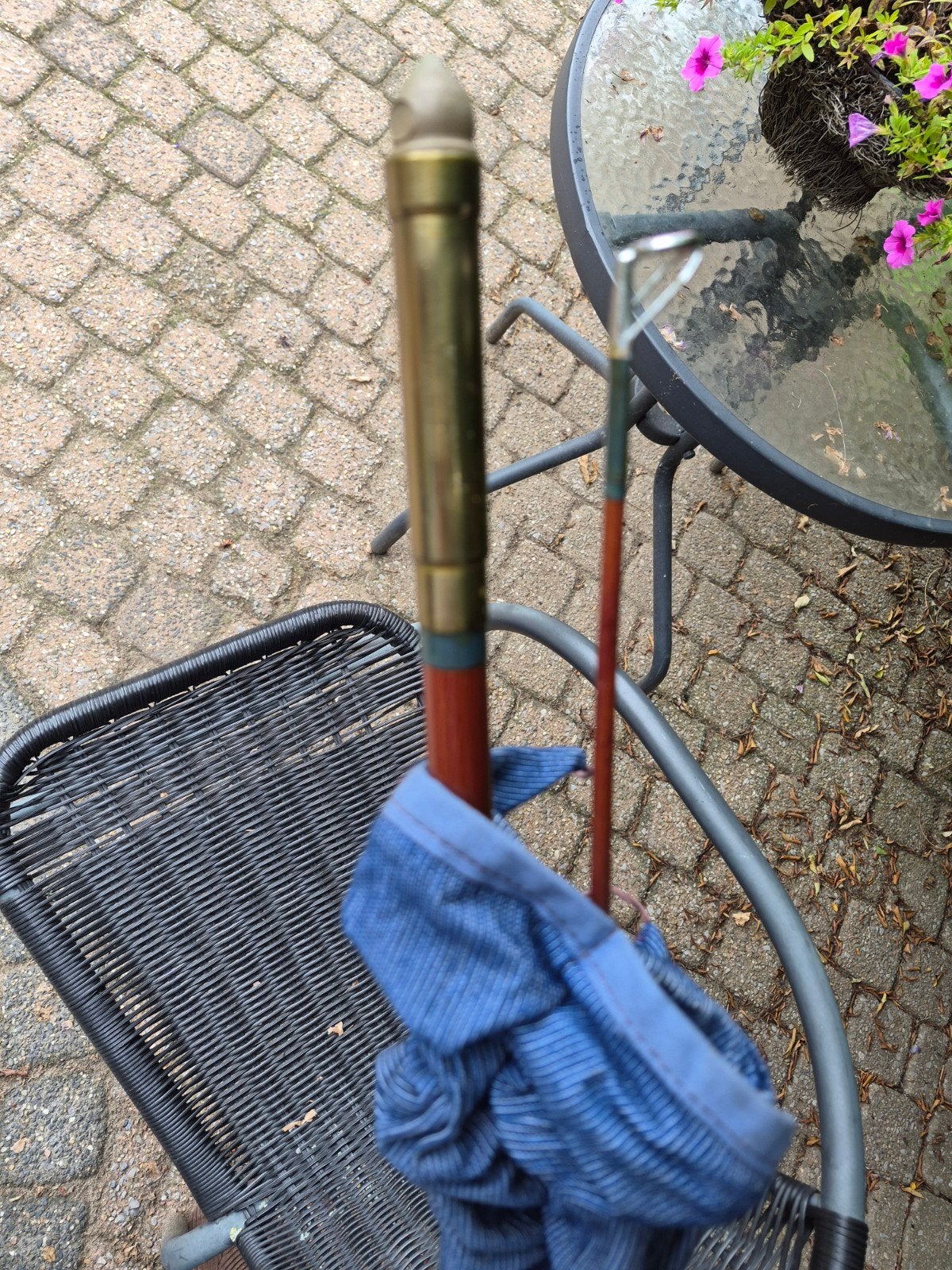 Strandhengel/ beach caster, Ophalen, Werphengel