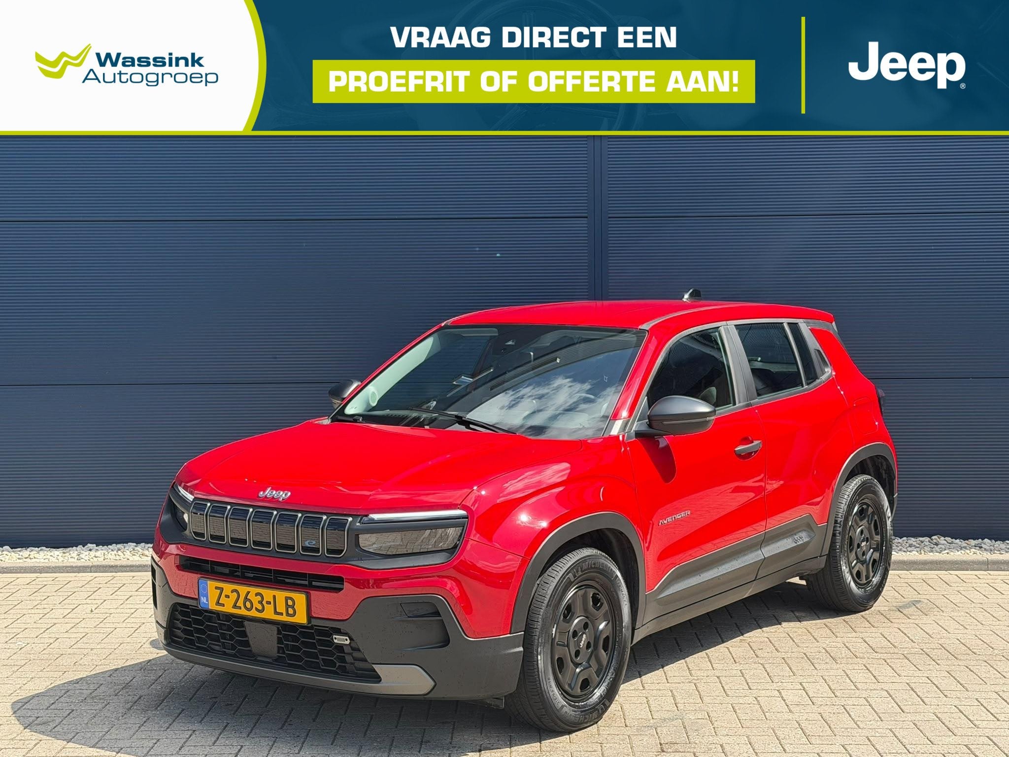 Jeep Avenger Avenger 54 kWh | 95,4 % SOH I Apple Carplay/And, Stof, Gebruikt, 156 pk, Origineel Nederlands