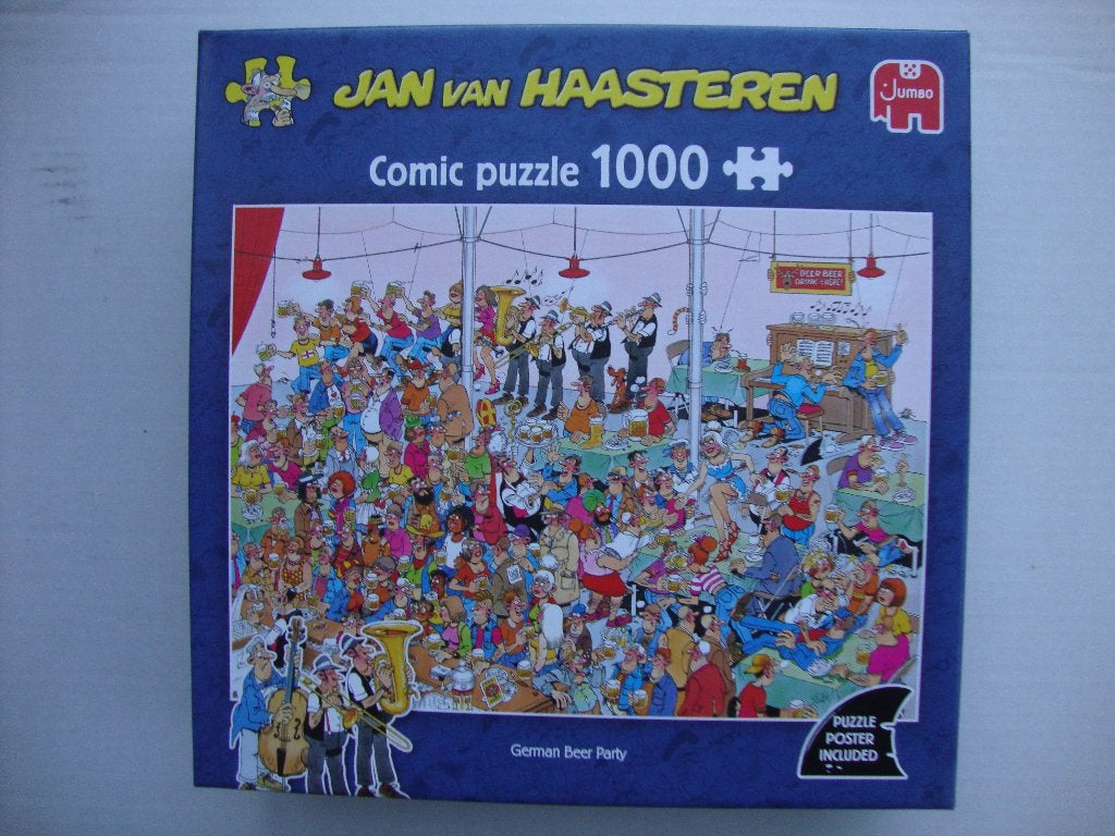 Nieuwe van Haasteren puzzel ruilen: German Beer Party, Hobby en Vrije tijd, Ophalen, 500 t/m 1500 stukjes, Nieuw, Legpuzzel