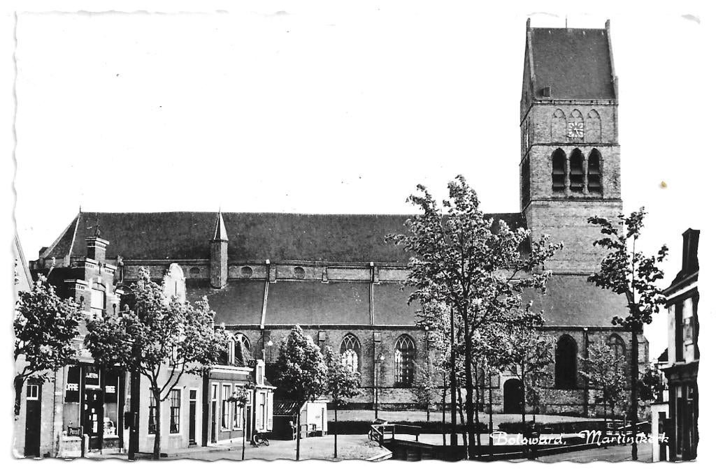 AK Bolsward - Martinikerk, Verzenden, 1960 tot 1980, Gelopen, Friesland