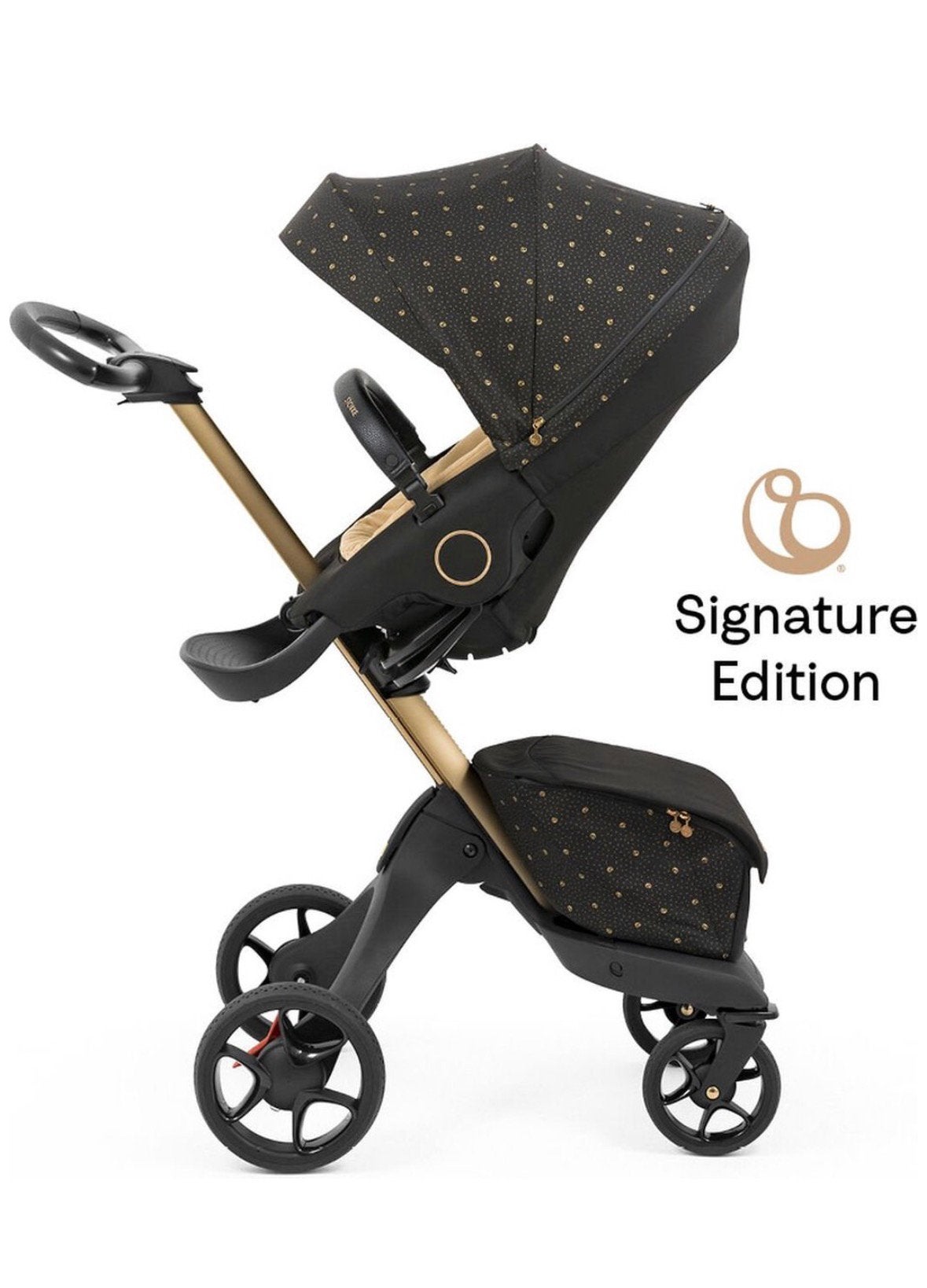 Stokke xplory x signature edition / stokke zwart goud, Kinderen en Baby's, Kinderwagens en Combinaties, Overige merken, Ophalen of Verzenden