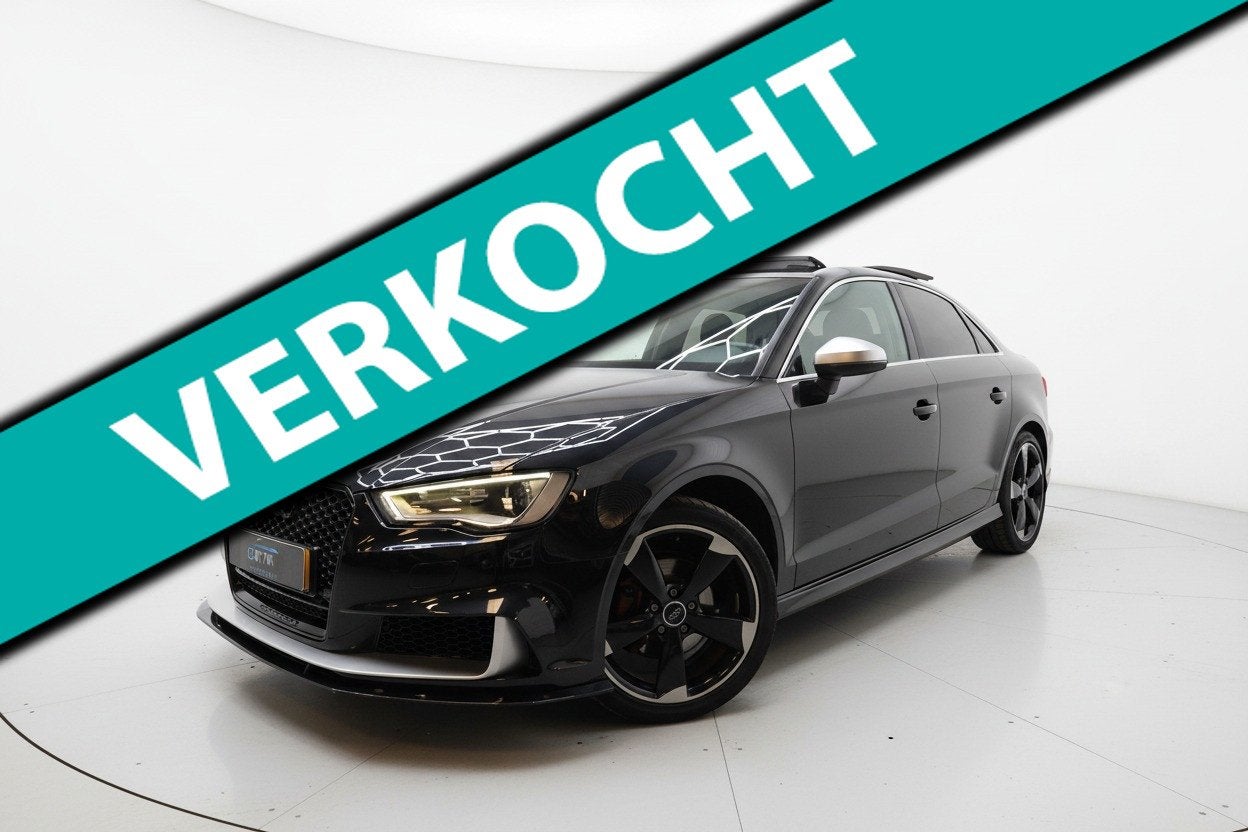 Audi A3 Limousine 1.4 TFSI CoD LIMO PANO RS LOOK UITLATEN, Auto's, Stof, Gebruikt, 4 cilinders, Zwart