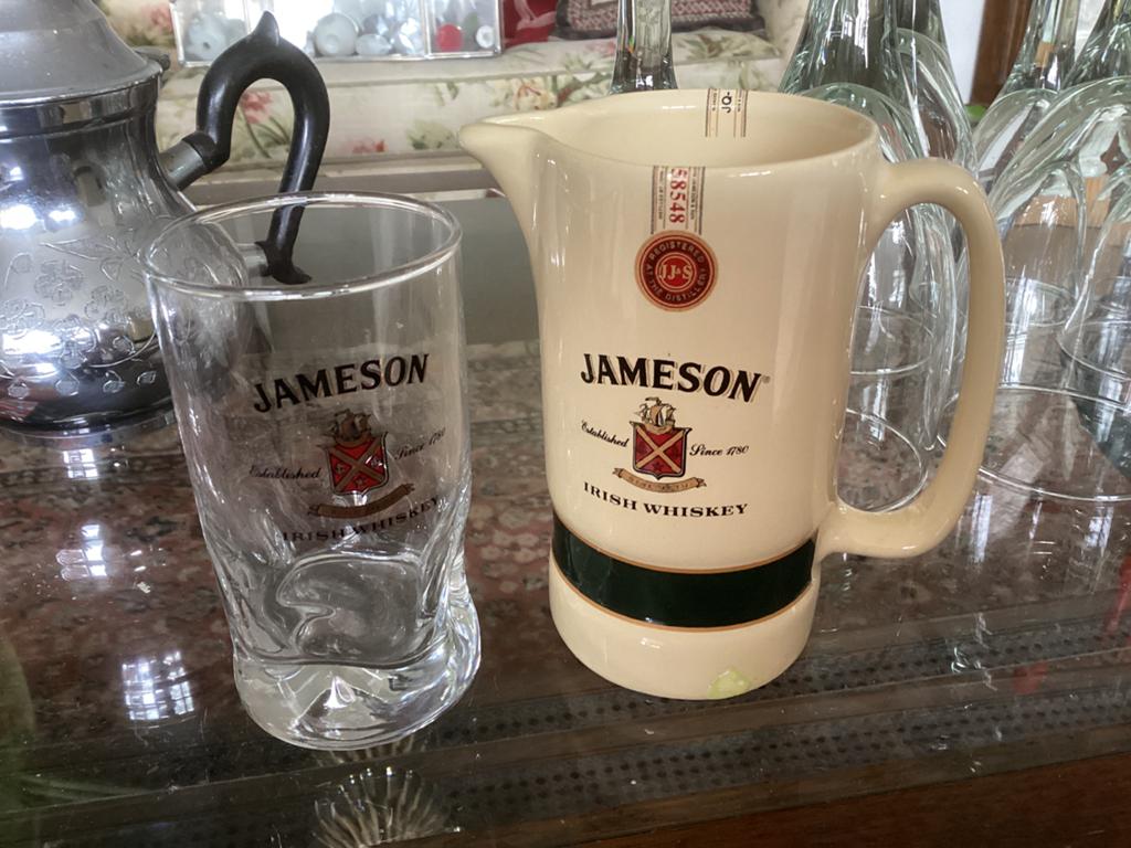 Jameson whiskey glas met kan, Ophalen of Verzenden, Zo goed als nieuw, Gebruiksvoorwerp