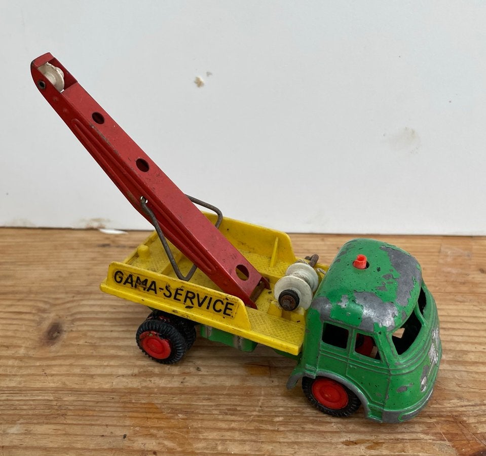 Vintage GAMA-SERVICE Takelwagen - Speelgoedauto, Ophalen of Verzenden