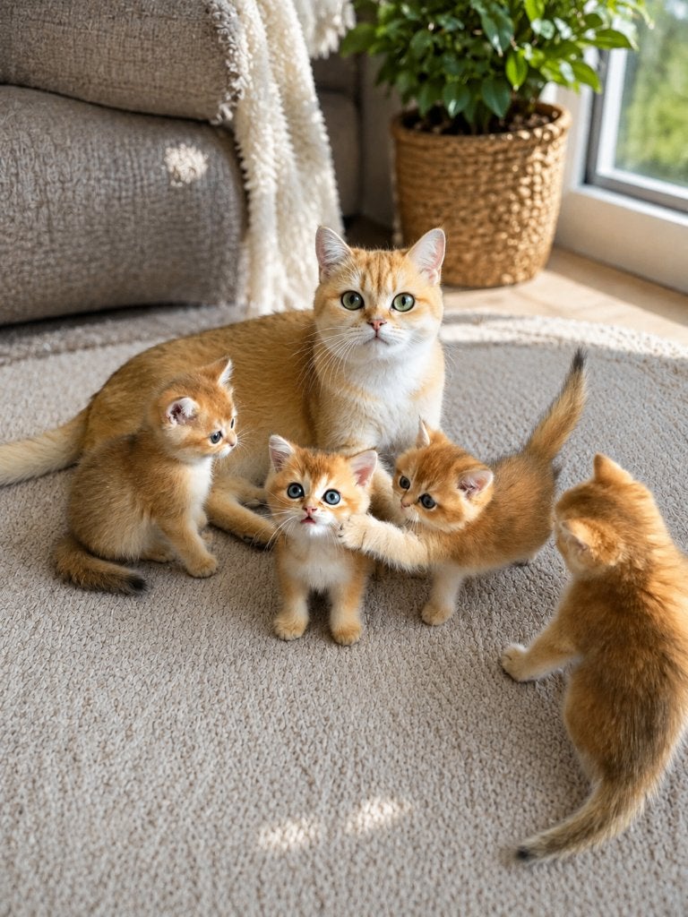 Britse korthaar, Poes, Met stamboom, 0 tot 2 jaar
