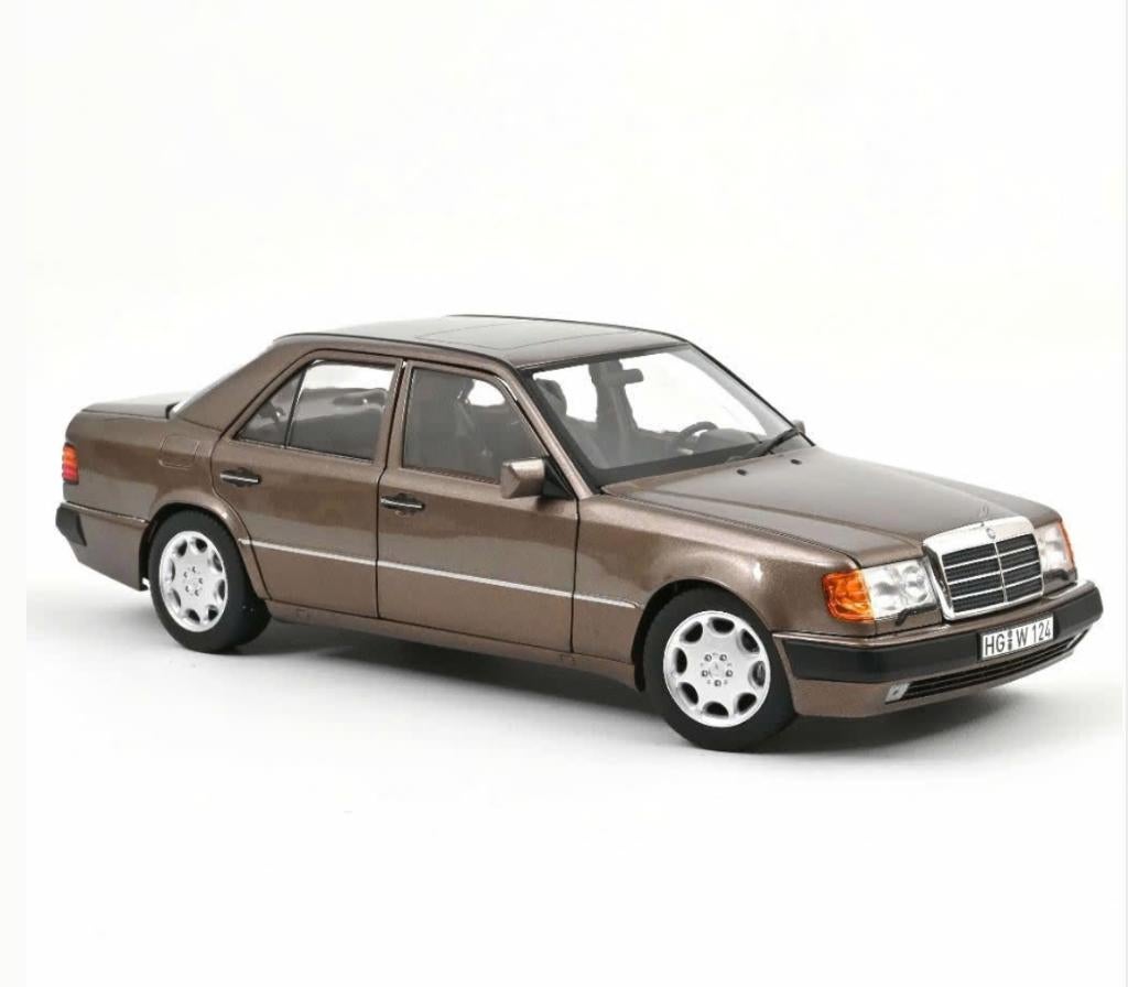 Mercedes Benz 500 E 1990 Bruin schaal 1/18 NOREV ref. 183954, Hobby en Vrije tijd, Modelauto's | 1:18, Verzenden, Nieuw, Auto