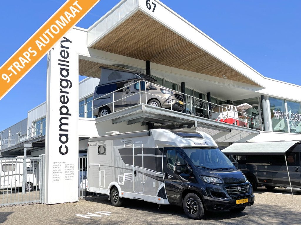 Sunlight Adventure T68 9-TR AUTOMAAT ENKELE BEDDEN + HEFBED, Automaat, Sunlight, Fiat, 7 tot 8 meter
