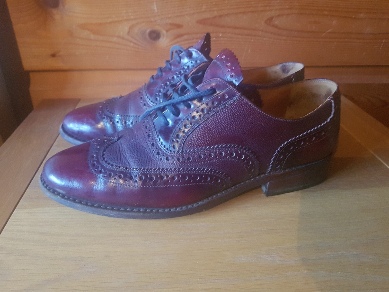 Bordeaurode klassieke Floris van Bommel Olda herenschoenen, Ophalen of Verzenden, Bruin, Floris van Bommel