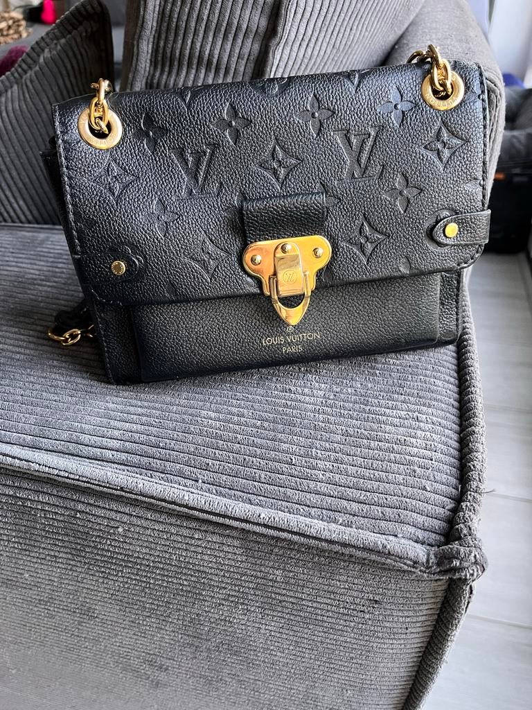 Louis Vuitton Vavin tas incl. Doos, bon en dustbag, Ophalen, Zo goed als nieuw, Zwart, Schoudertasje