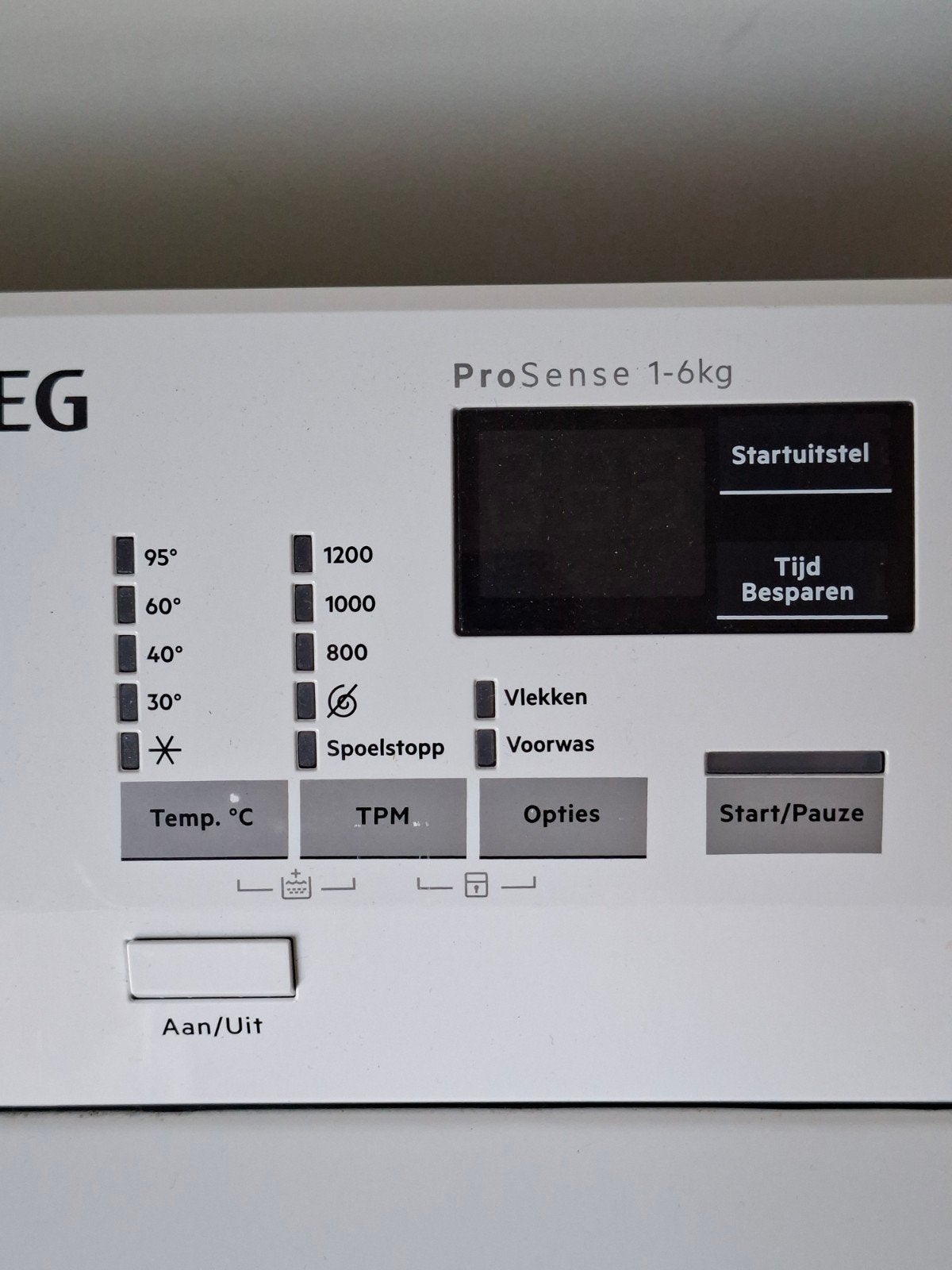 AEG Bovenlader Wasmachine 5 kg - Goede staat, Ophalen of Verzenden, 1200 tot 1600 toeren, 85 tot 90 cm
