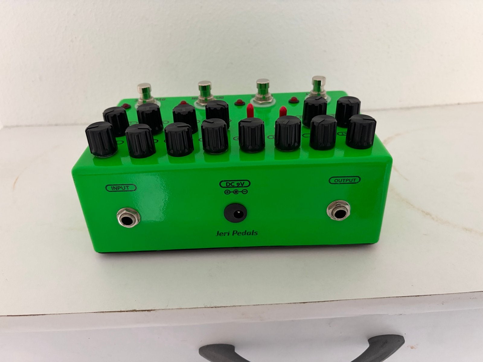 Jery Pedals Multi-effect: Delay, Chorus, Overdrive, Distorti, Ophalen of Verzenden, Zo goed als nieuw, Delay of Echo