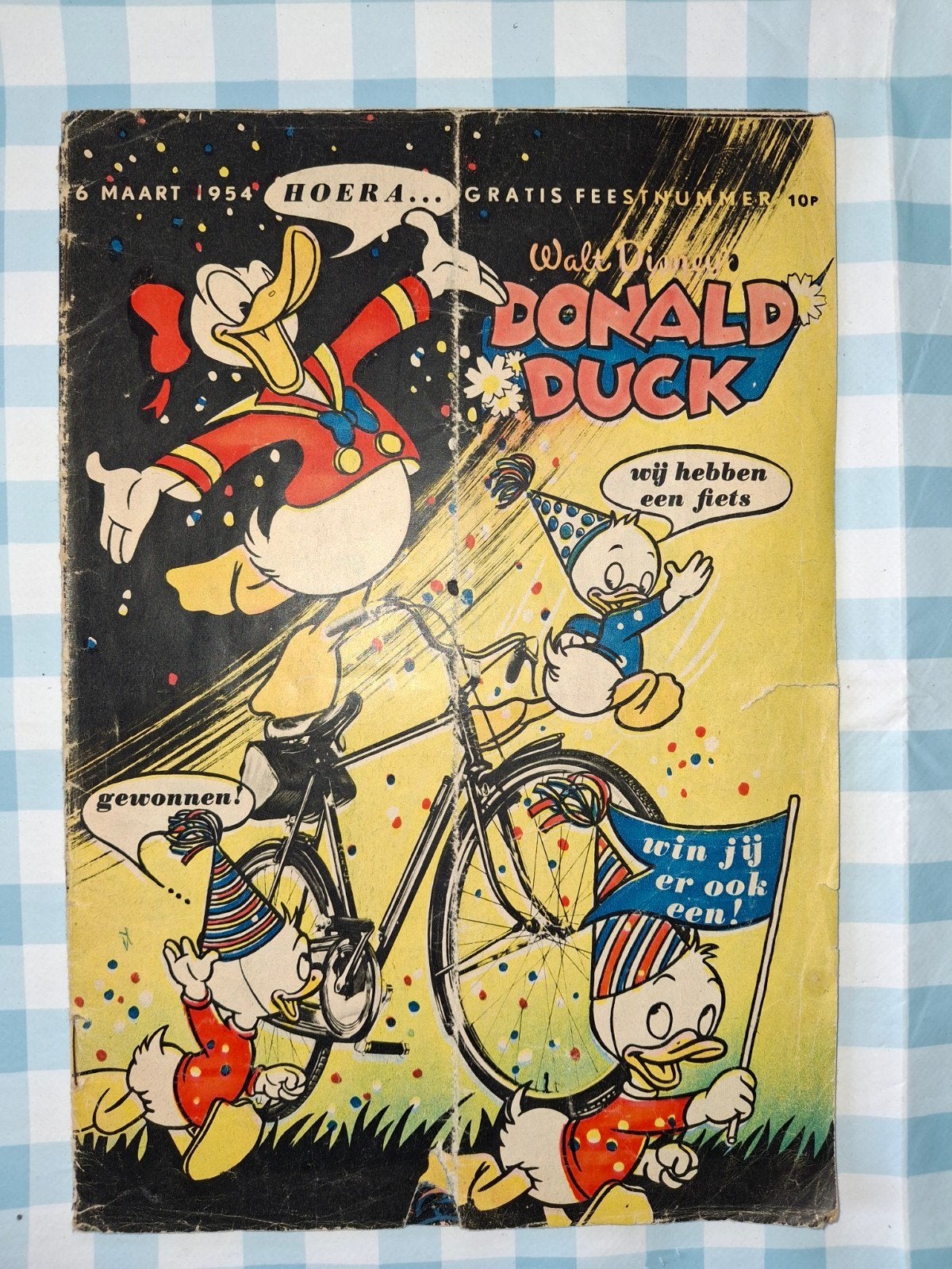 Donald Duck 6 maart 1954 - Gratis Feestnummer, Eén stripboek, Ophalen of Verzenden, Gelezen, Walt Disney