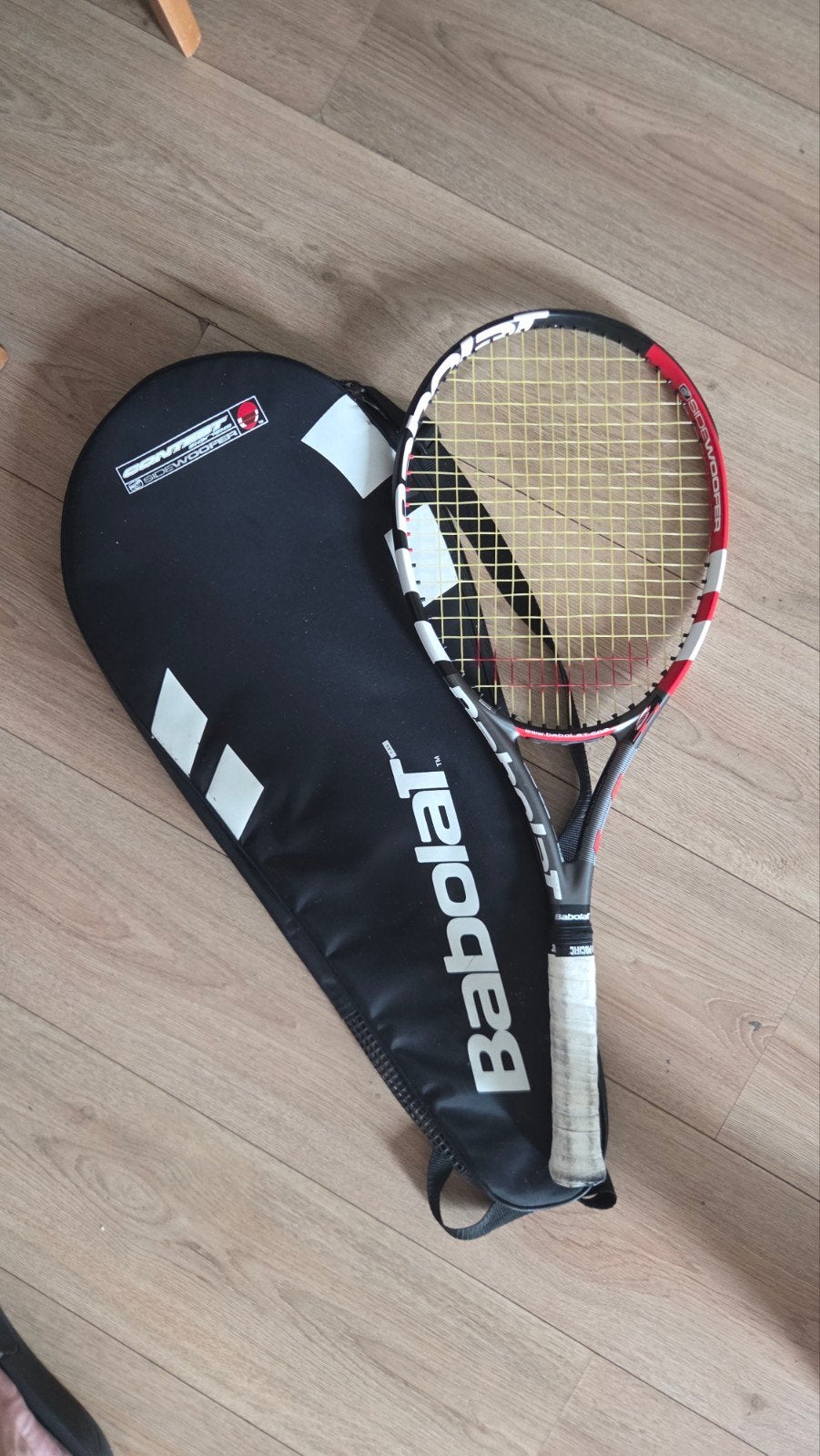 Babolat Conquest Lite Tennisracket met hoes, Sport en Fitness, Tennis, Gebruikt, L4, Ophalen of Verzenden, Racket