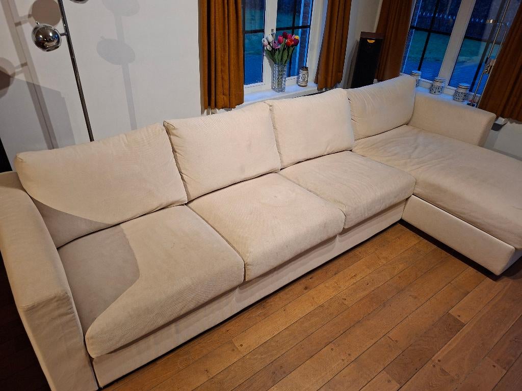 Ikea Vimle zetel 4 zit + chaisse longue, Ophalen, Gebruikt, Minder dan 150 cm