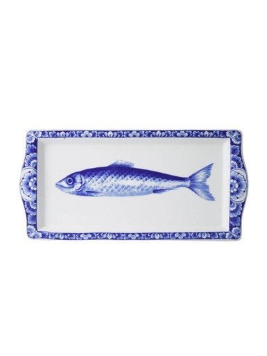 Heinen Delfts Blauw haringschaal 30 x 15 cm, Overige merken, Ophalen of Verzenden, Schaal of Schalen, Delftsblauw