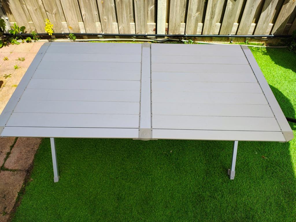 Obelink camping tafel - stevig en compact mee te nemen, Caravans en Kamperen, Kampeermeubelen, Ophalen, Gebruikt, Campingtafel