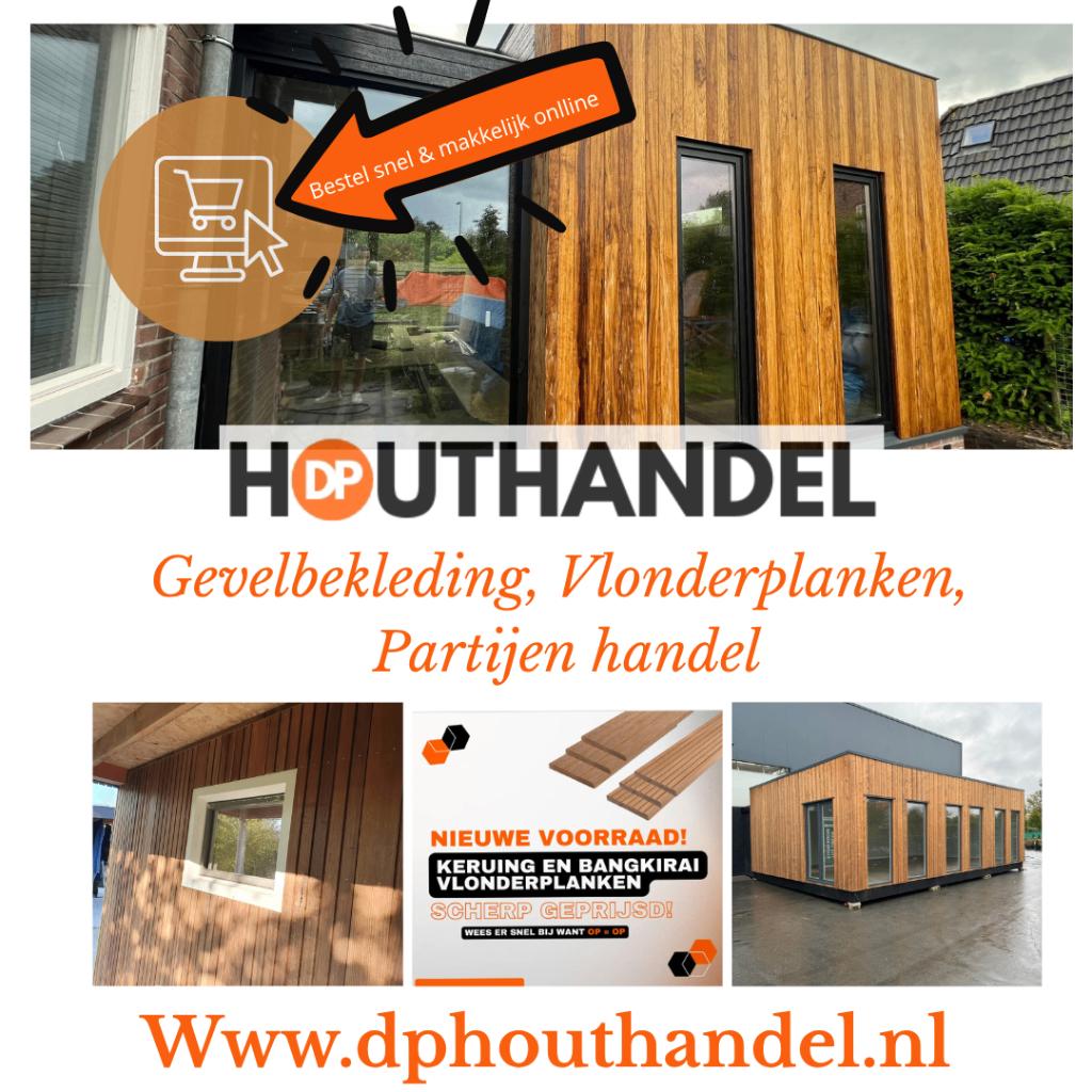 Gevelbekleding | Thermo Frake Dubbel Rhombus (Gevingerlast), Doe-het-zelf en Verbouw, Ophalen of Verzenden, Nieuw, Hout, Minder dan 20 mm