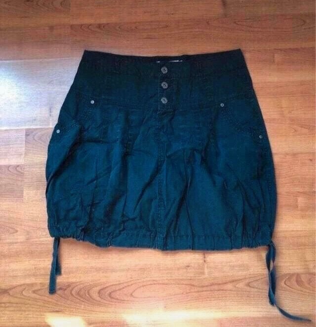 Zwarte ballonrok, Kleding | Dames, Rokken, Maat 38/40 (M), Zwart, Ophalen of Verzenden, Gedragen
