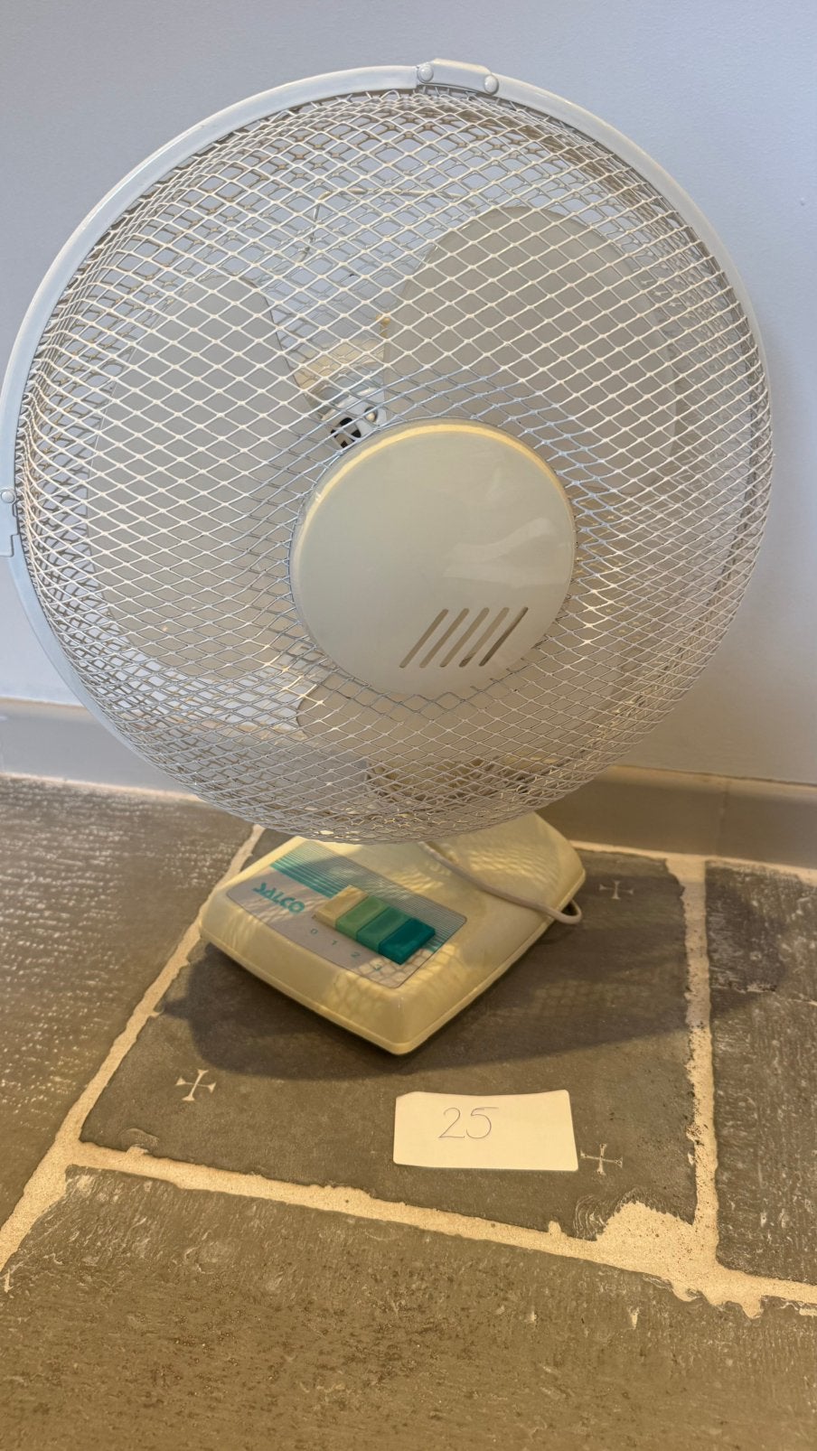 Tafel ventilator, Ophalen, Gebruikt