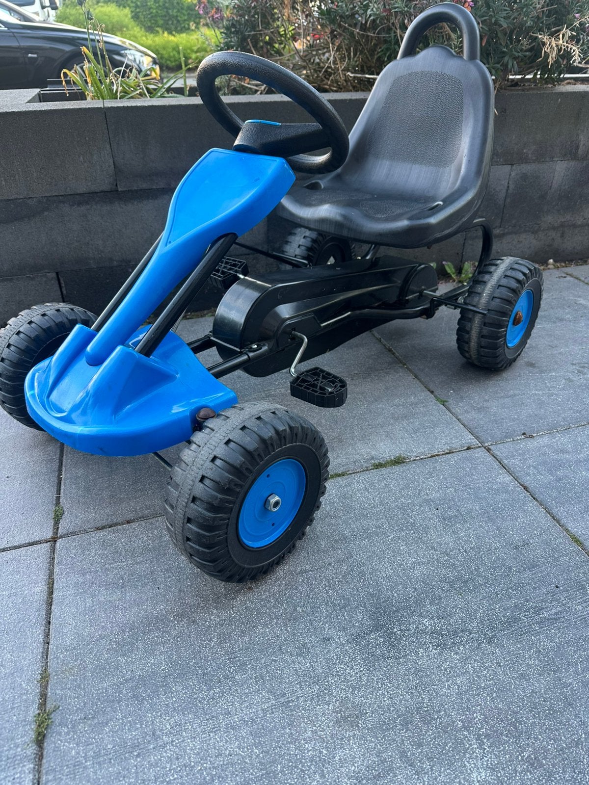 Zwart met blauwe skelter, voor kinderen van 2,5 tot 5, Ophalen, Gebruikt, Overige merken