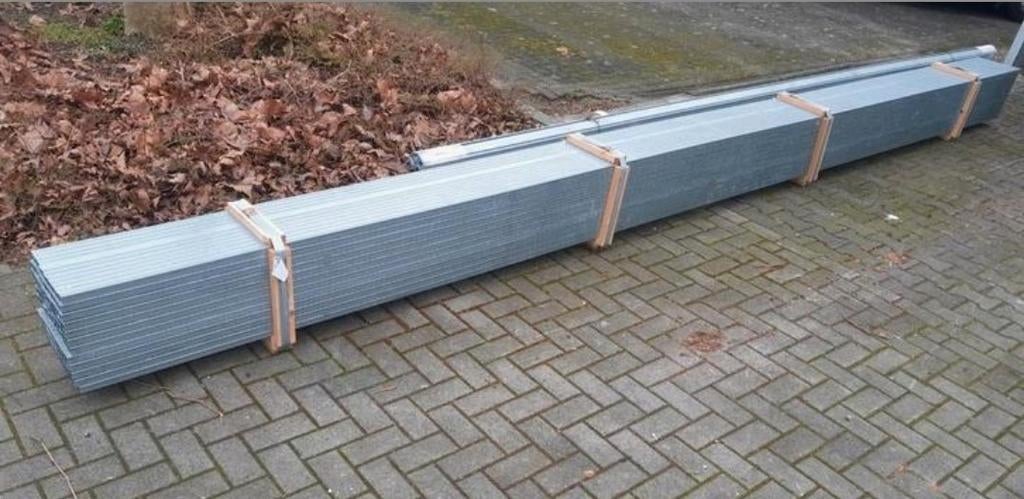 Buis Steigerbuis vierkant staal 25 mm vol pak NIEUW! 144x6m1, Ok, Ok, Nieuw, Ophalen of Verzenden